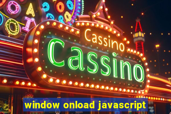 window onload javascript